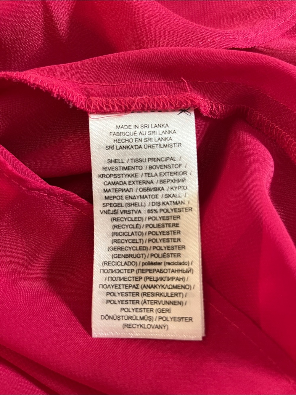 Ralph Lauren Bright Fuchsia Floral Cross-Neck Midi Dress - Picture 10 of 14